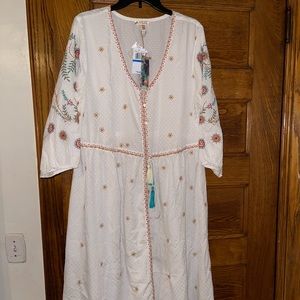 Abaya/ Kimano dress. Flower print